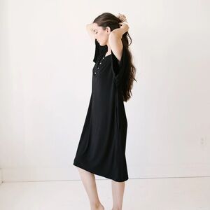 Dwell & Slumber M/L black caftan